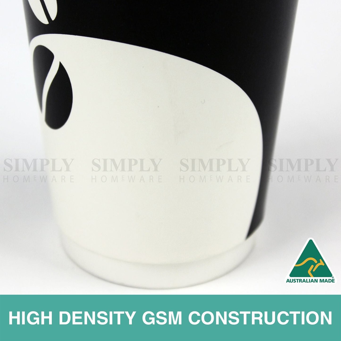 Disposable Coffee Cups 8oz 12oz 16oz Takeaway Paper Double Wall Take Away Bulk - Simply Homeware