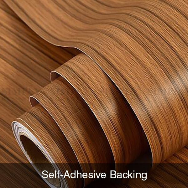 Wall Paper Rolls Marble Wood Brick Adhesive Home Wallpaper Decal Brown Stone - Simply Homeware