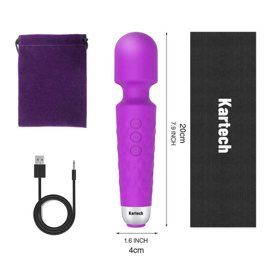 Magic Wand Vibrator Massager Handheld Body Bullet Sex Toy Cordless Adults Dildo