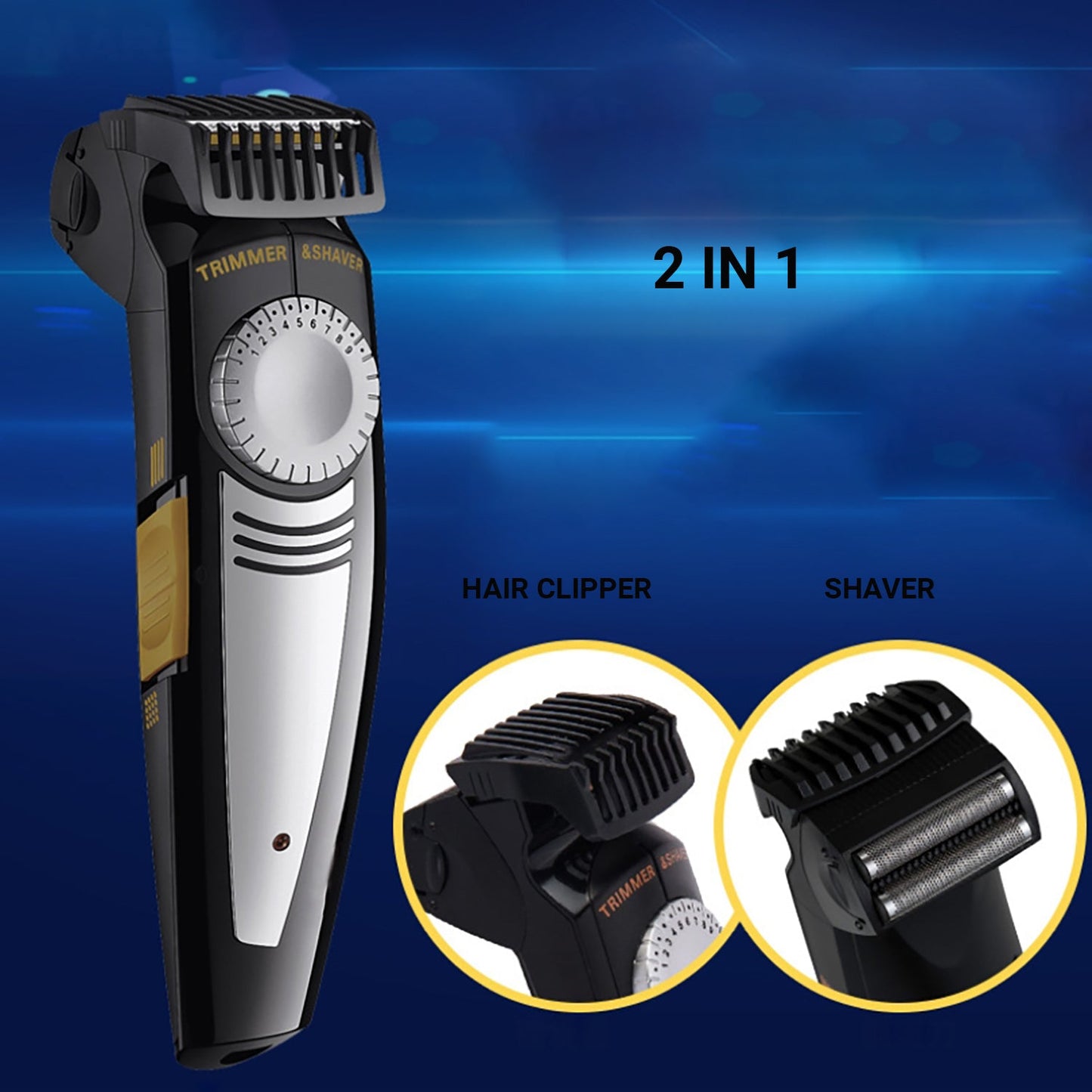 Wasel Electric Shaver Set Hair Clipper Beard Trimmer Cutter Kit Men Razor 5 In 1