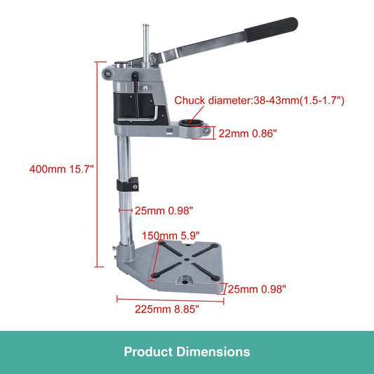 Titan Drill Press Stand Bench Chuck Vice Mounted Workshop Drilling Metal Table