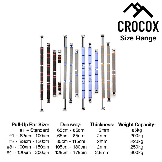 Pull Up Bar Door Chin Wall Mounted Doorway Portable Adjustable Home Gym Strength