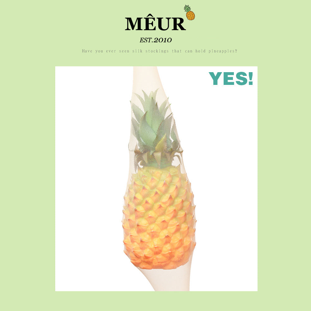 Meur Pineapple Pantyhose Sheer Stockings Plus Size Bulk Tights Hosiery Lot Tall