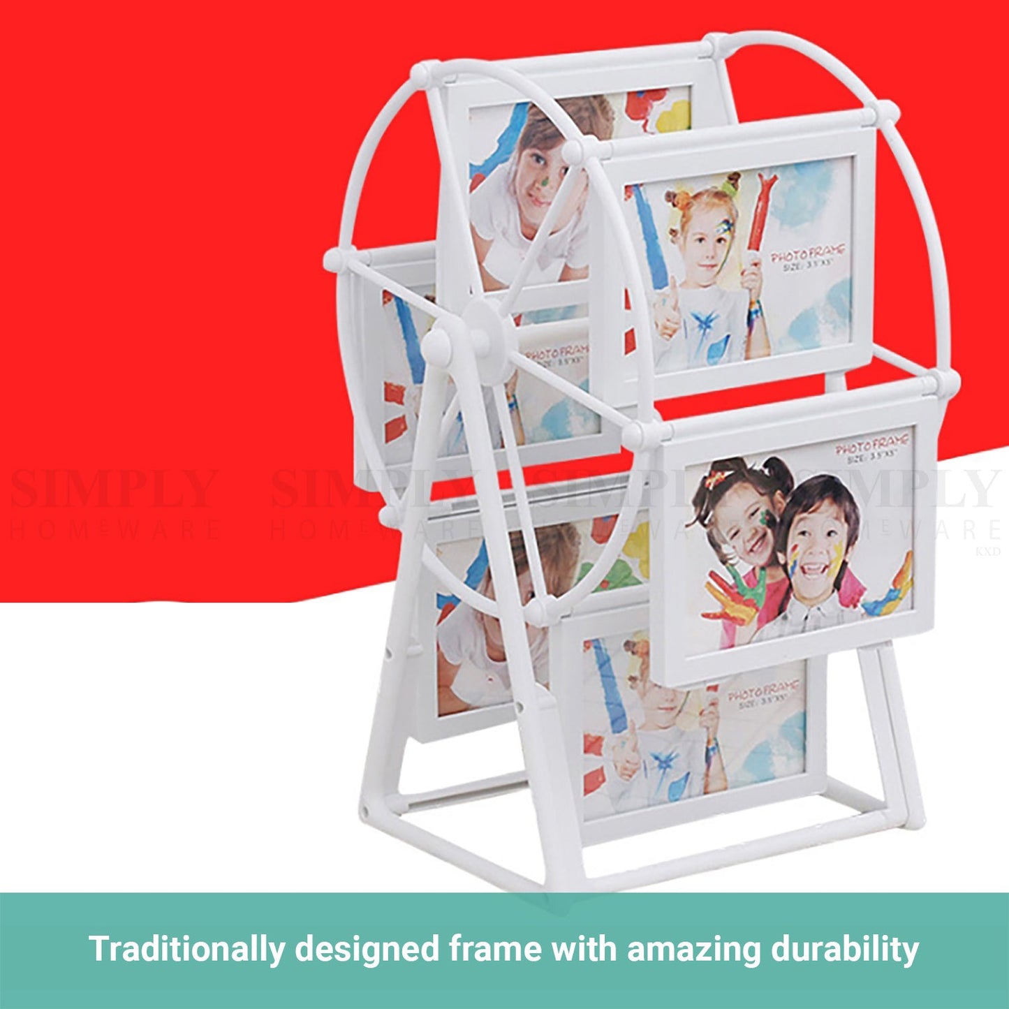Lineguard Ferris Wheel Photo Frame Rotating Picture Platform Windmill Display