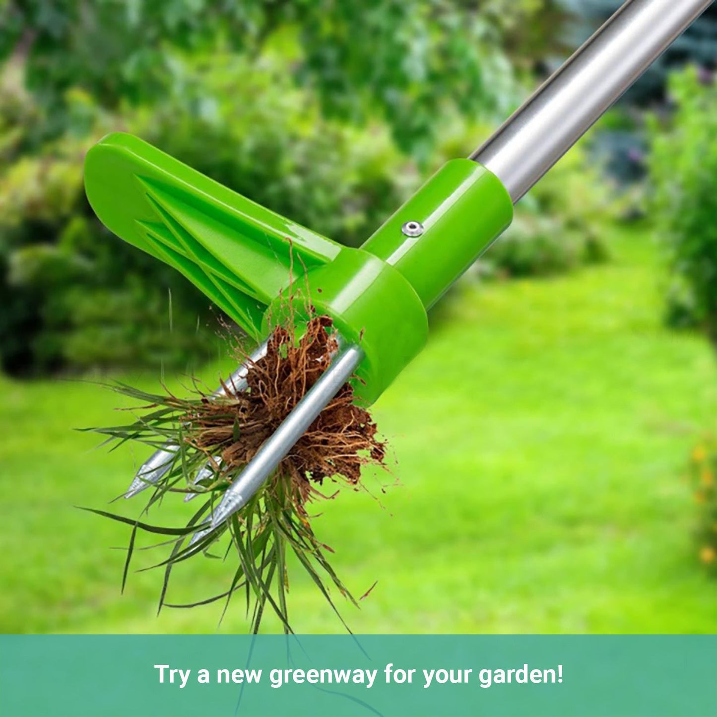 Landen Garden Weed Puller Standing Plant Root Remover Manual Weeder Hand Tool