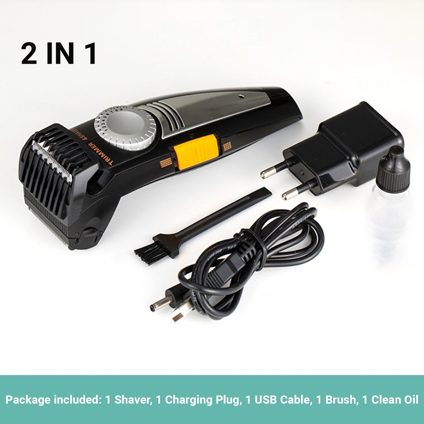 Wasel Electric Shaver Set Hair Clipper Beard Trimmer Cutter Kit Men Razor 5 In 1