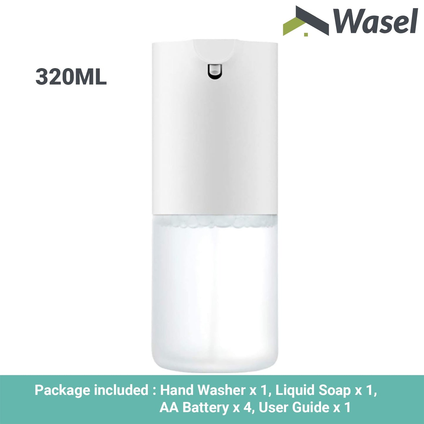 Wasel Automatic Foaming Hand Washer Set Soap Dispenser Sensor Touchless 320ML