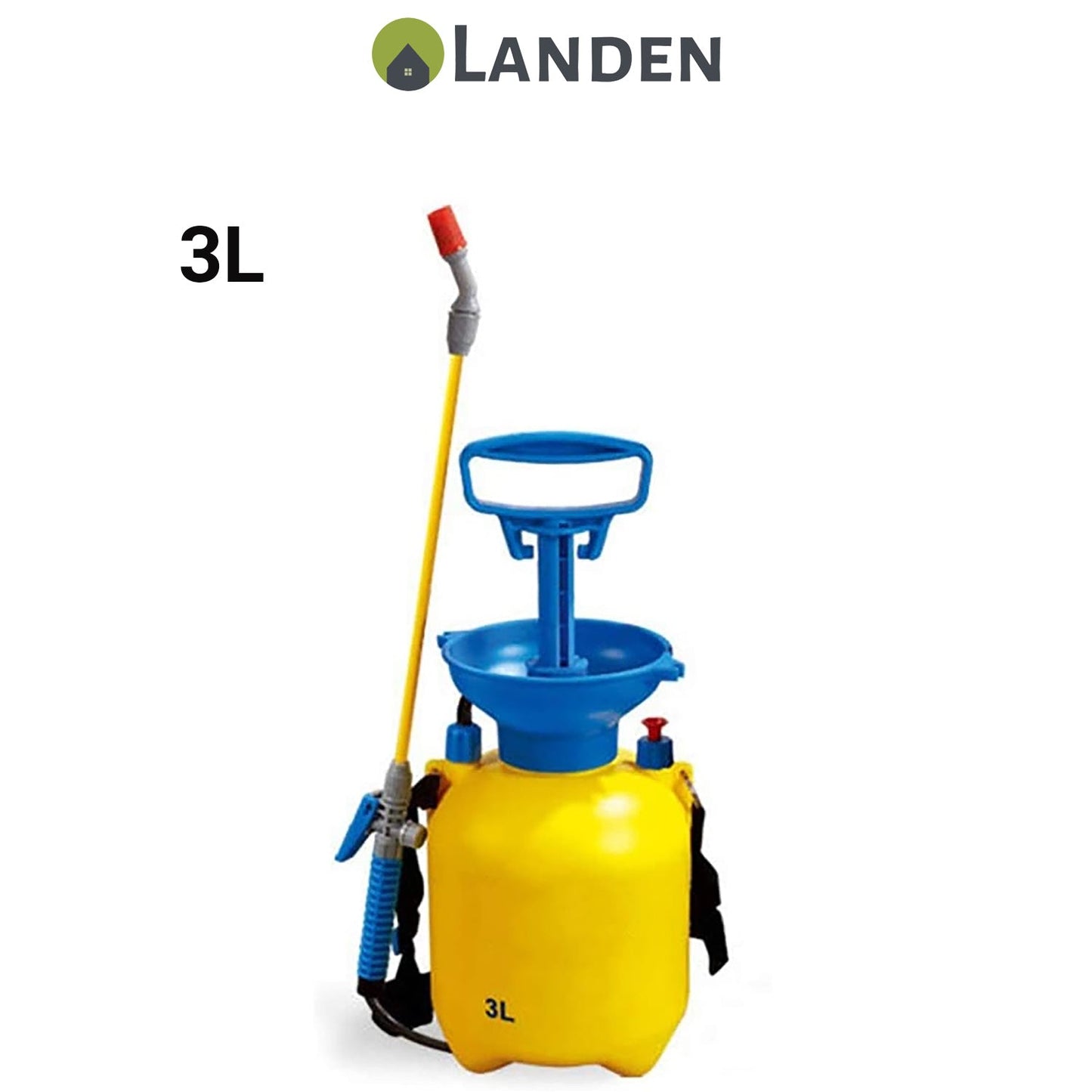 Landen High Pressure Sprayer Garden Water Chemical Pump Bottle Portable 3/5/8L
