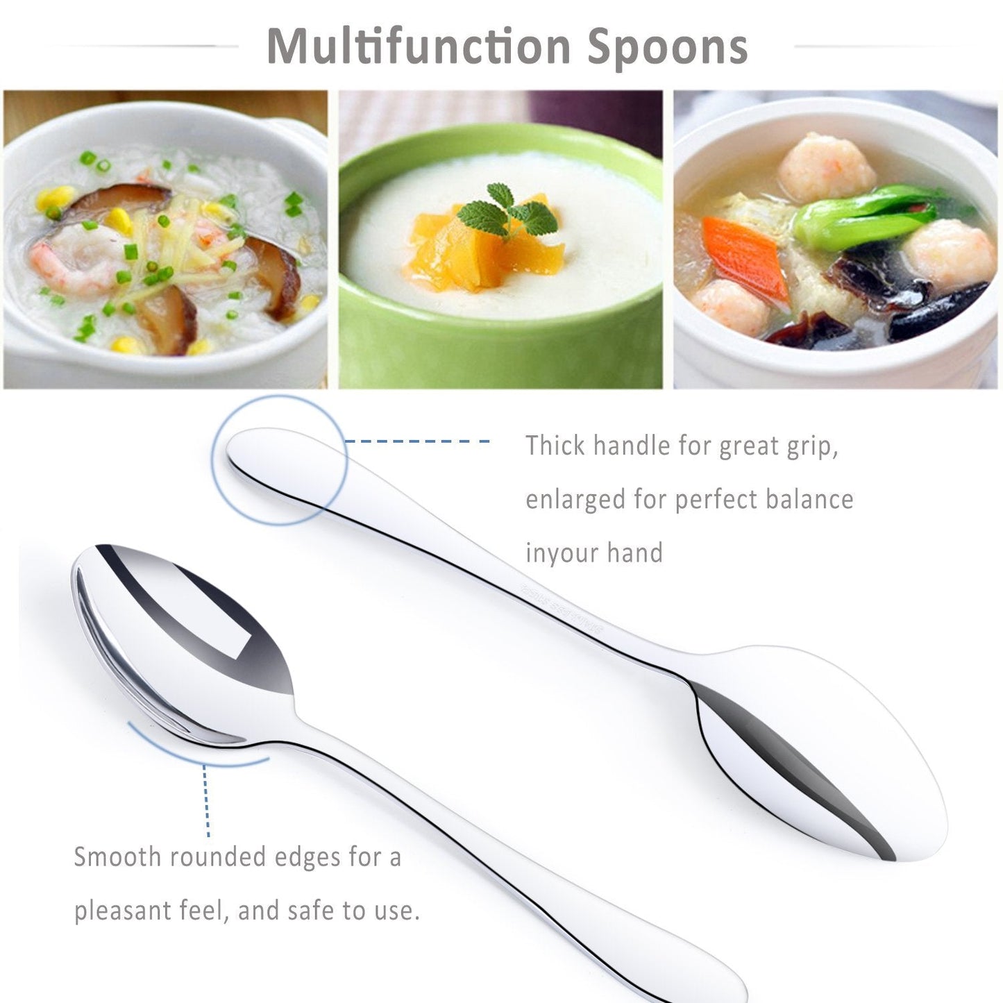 Stainless Steel Cutlery Set Silver Spoon Fork Knife Teaspoon Teafork Bulk Dinner