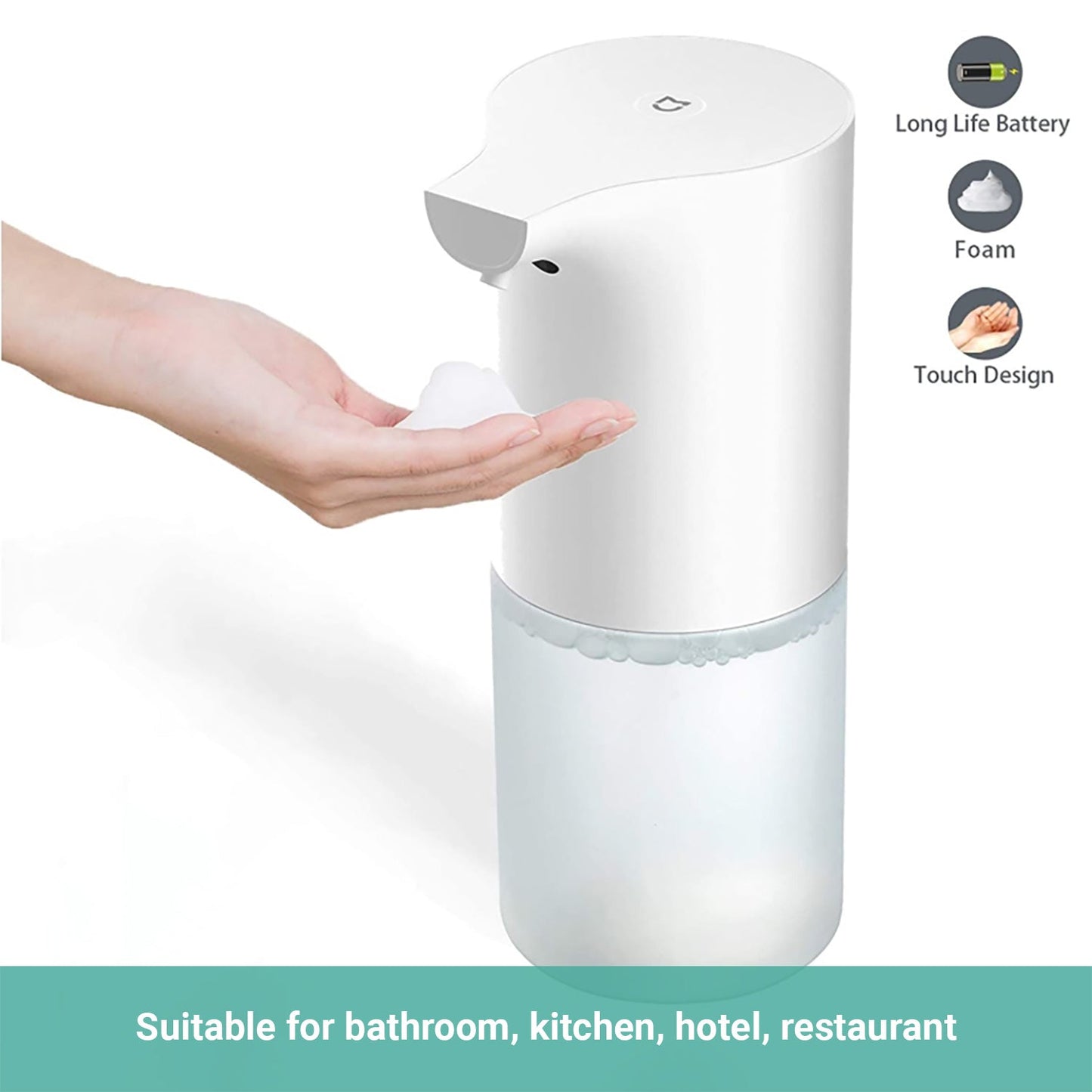 Wasel Automatic Foaming Hand Washer Set Soap Dispenser Sensor Touchless 320ML