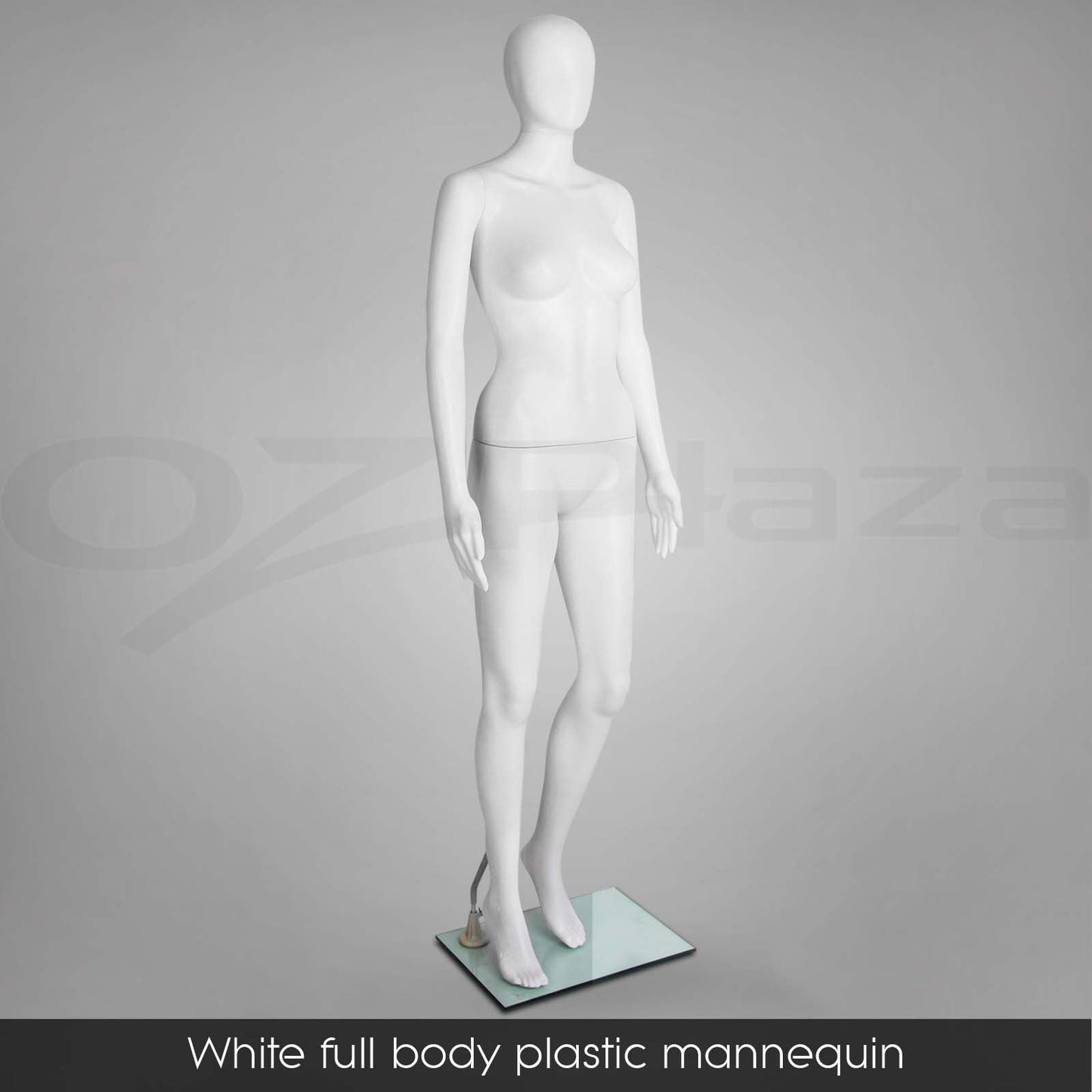 Full Body Mannequin Female Male Clothes Display Torso White Black Adjustable 185 - Simply Homeware