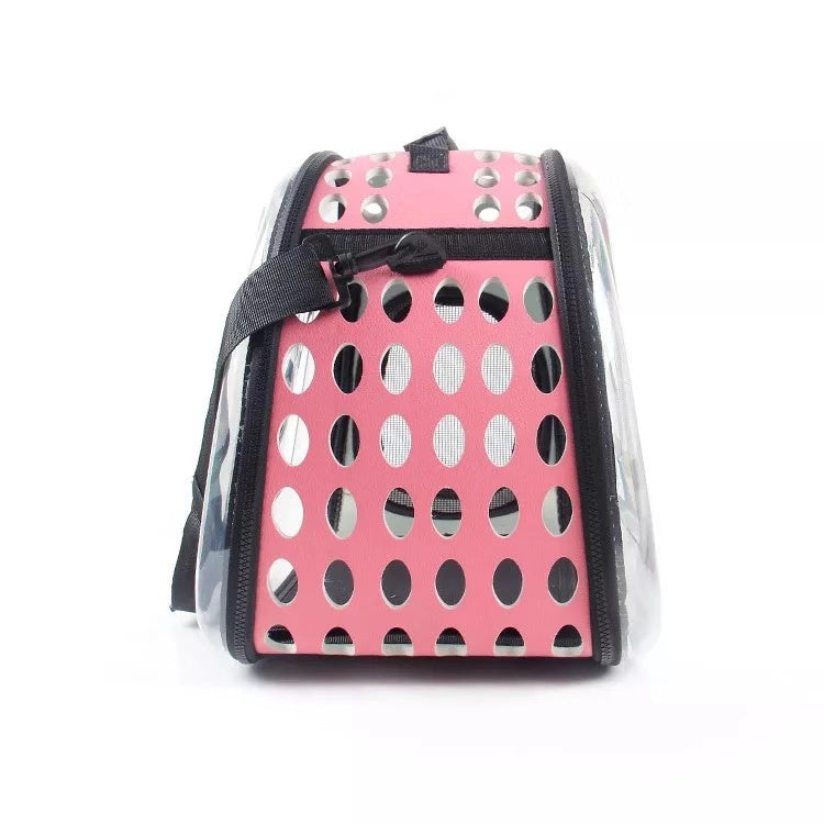 Pet Carrier Bag Clear Cat Dog See Through Comfort Travel Bag Airline Approved