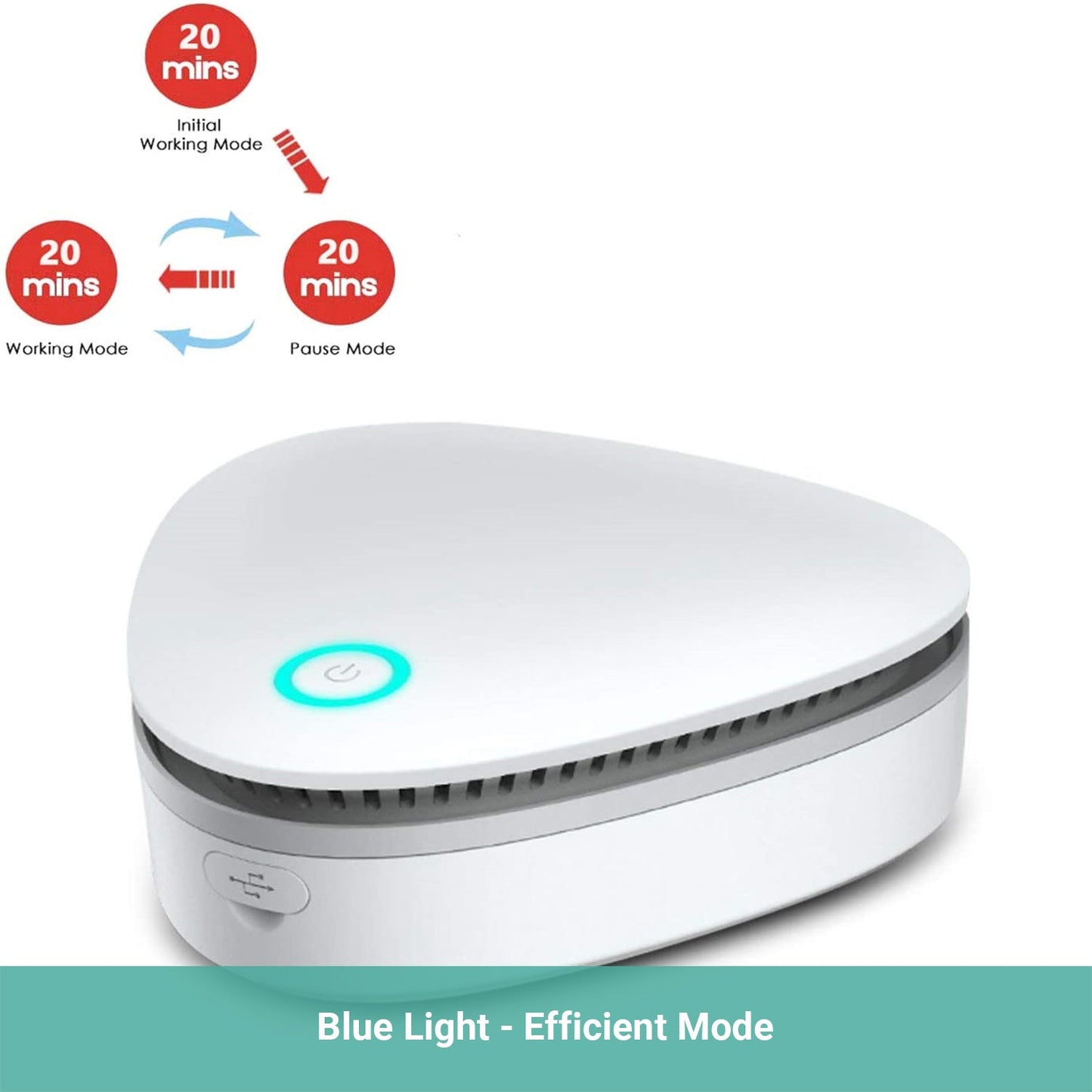Lecluse Ozone Generator Air Disinfection Box Home Office Purifier Food Protector
