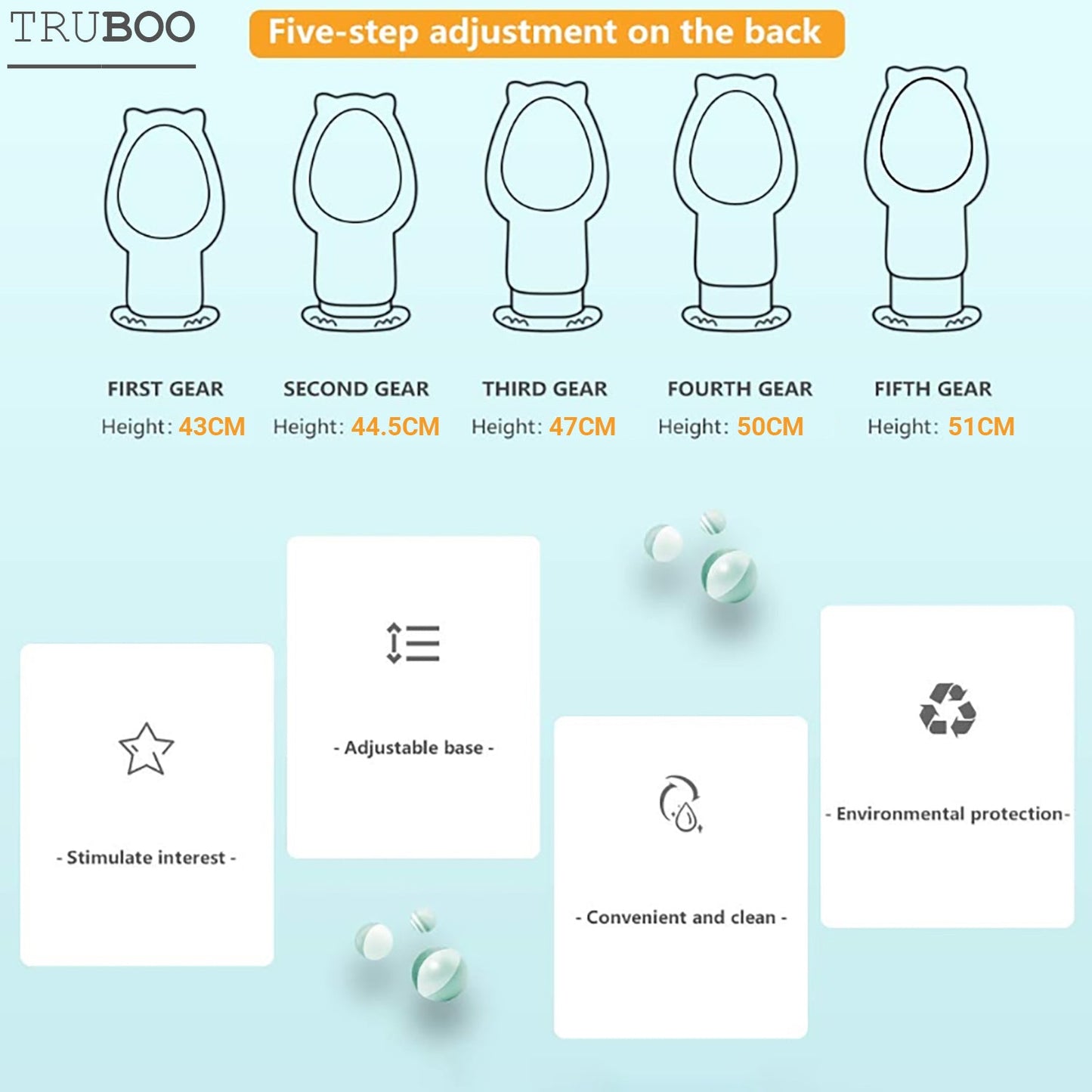 Truboo Boy Potty Training Kid Toilet Baby Pee Urinal Bathroom Children Toddle