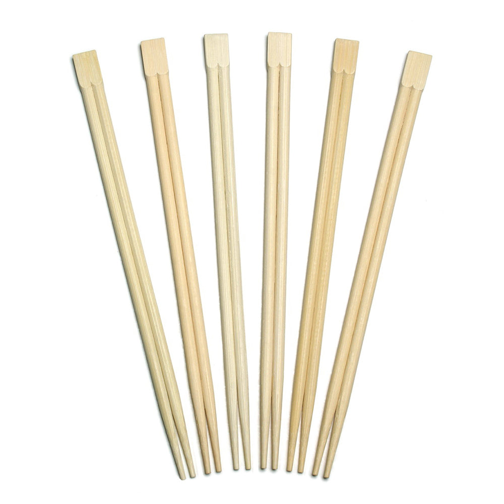 Disposable Chopsticks Wooden Beige Cutlery Catering Restaurant Japanese Bamboo