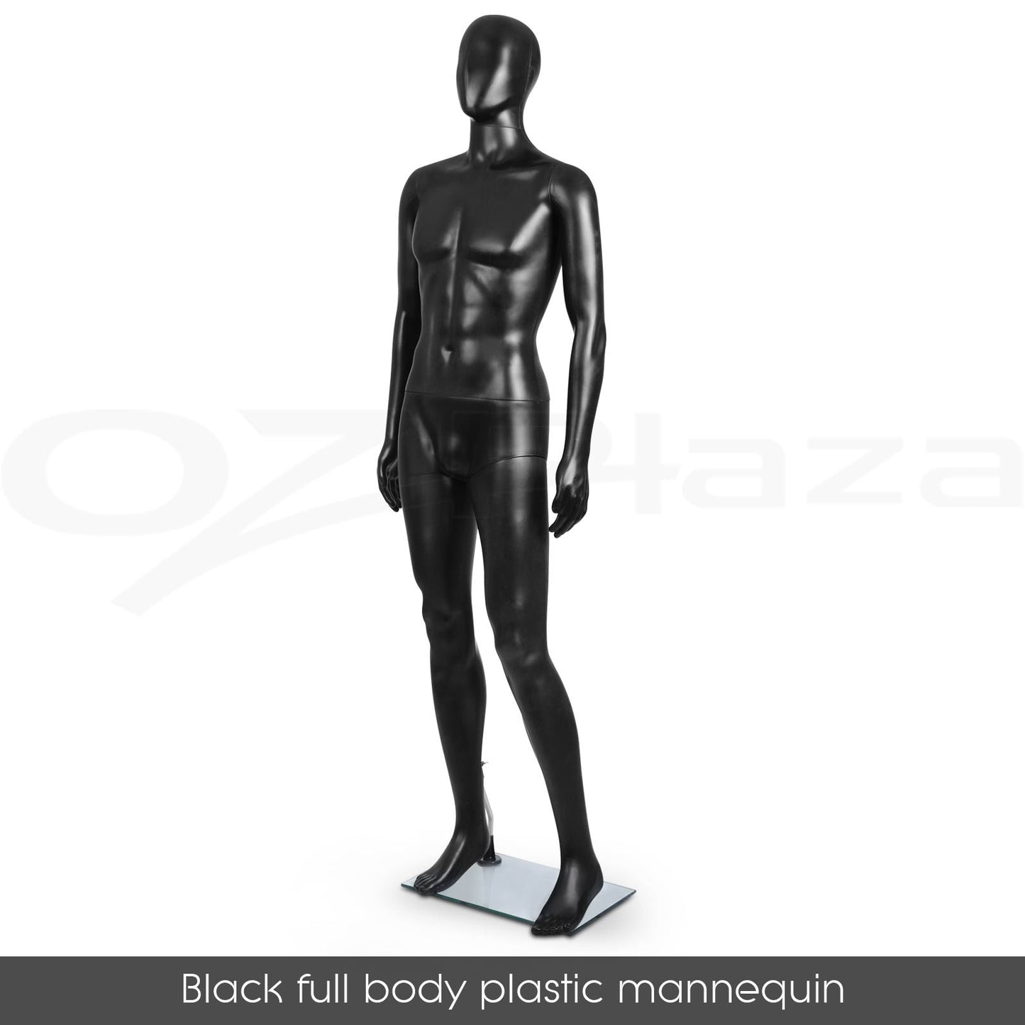 Full Body Mannequin Female Male Clothes Display Torso White Black Adjustable 185 - Simply Homeware