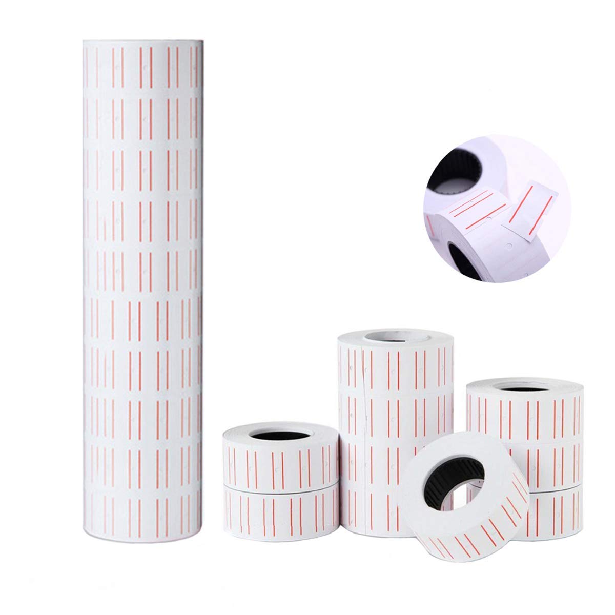 Price Tag Gun Labels Tags 10x Rolls Sticker Pricing Tagging MX5500 800 Per Roll