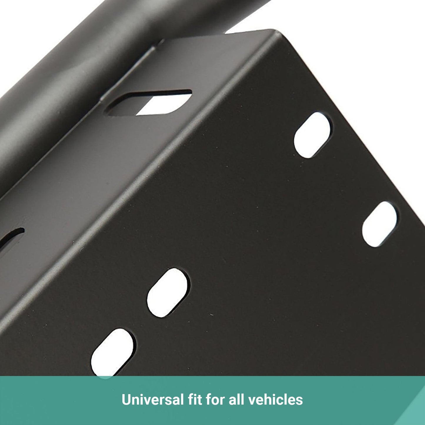 Kartech Bullbar Mounting Bracket Light License Plate Holder Mount Universal LED