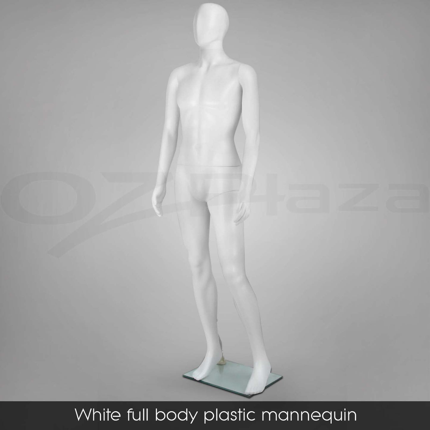 Full Body Mannequin Female Male Clothes Display Torso White Black Adjustable 185 - Simply Homeware