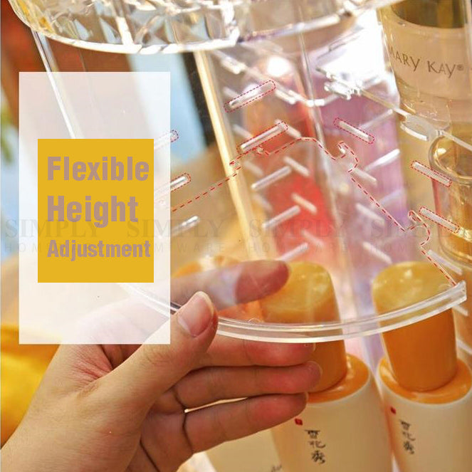 Jewellery Display Stand Acrylic Earring Necklace Ring Storage Holder Rack Clear - Simply Homeware