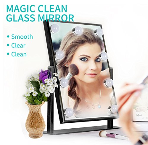 Kartech Hollywood Makeup Mirror With Light LED Bulbs Vanity Beauty Frameless 360