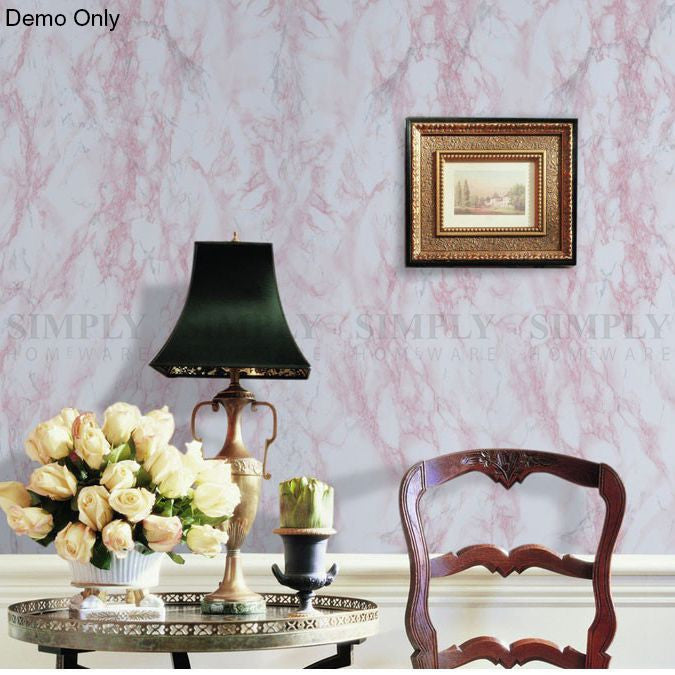 Wall Paper Rolls Marble Wood Brick Adhesive Home Wallpaper Decal Brown Stone - Simply Homeware