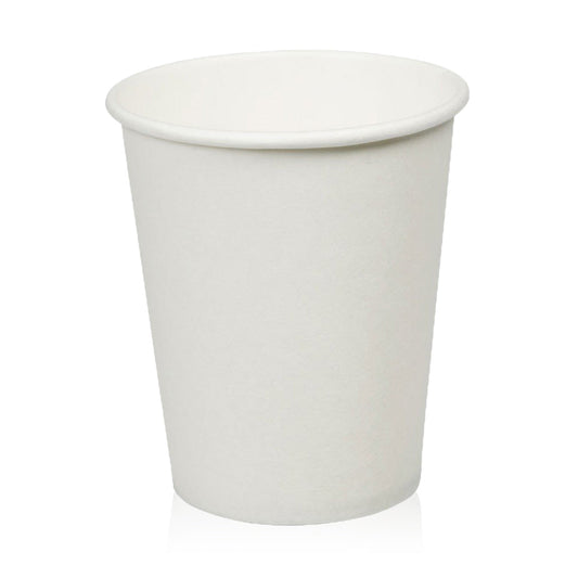 Disposable Paper Cups Coffee Takeaway 8 12 16oz Single Wall Drink Tea Water Bulk - Simply Homeware