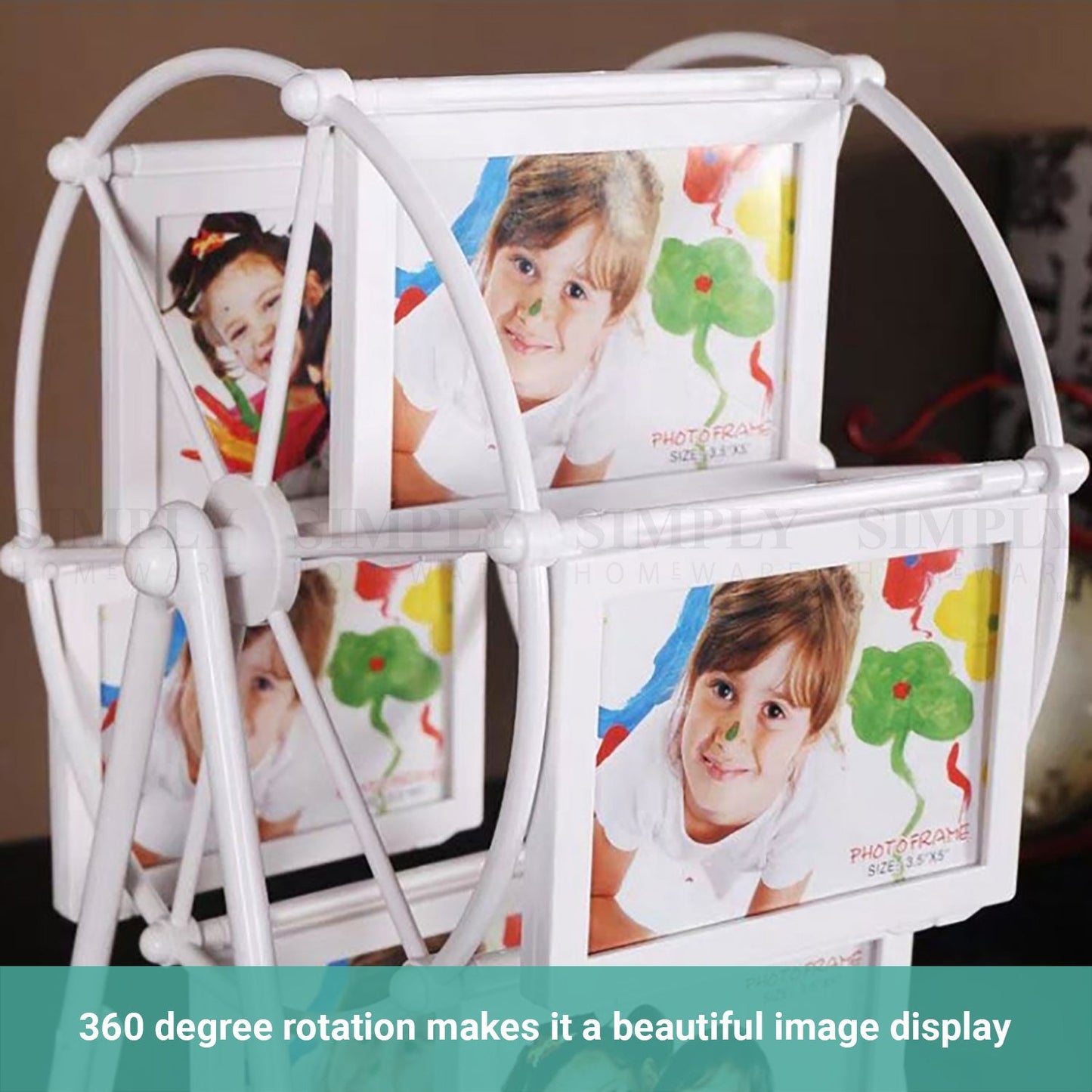 Lineguard Ferris Wheel Photo Frame Rotating Picture Platform Windmill Display
