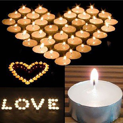 Scented Tea Light Bulk Tealight Candles 4 Hour Hours Burn Scent - 100pcs