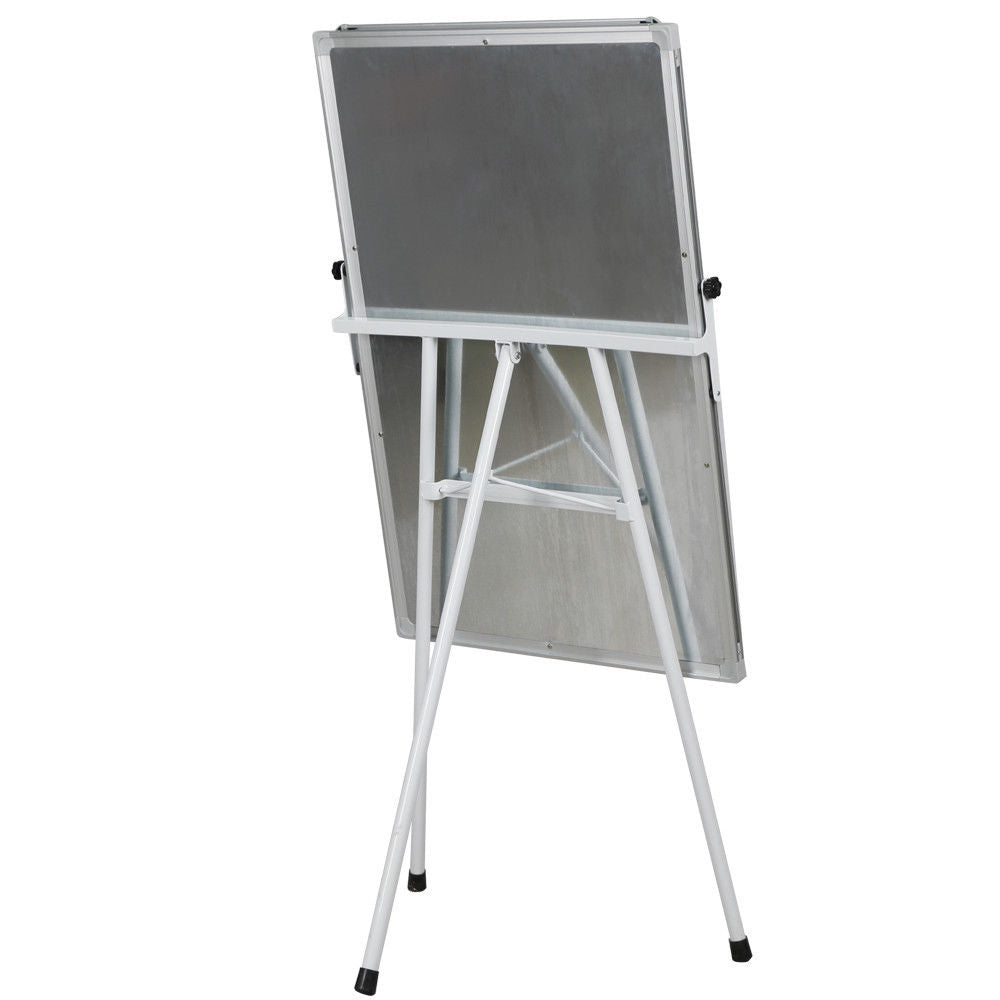 Whiteboard Portable Stand Easel Tripod Magnetic Display Telescopic Flipchart 60