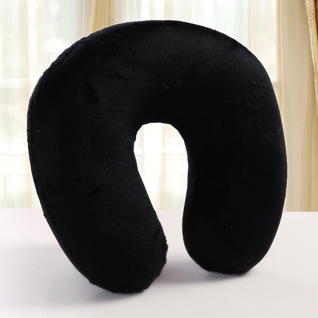 2x Travel Neck Pillow Memory Plane Cushion Airplane Support U Shaped Washable