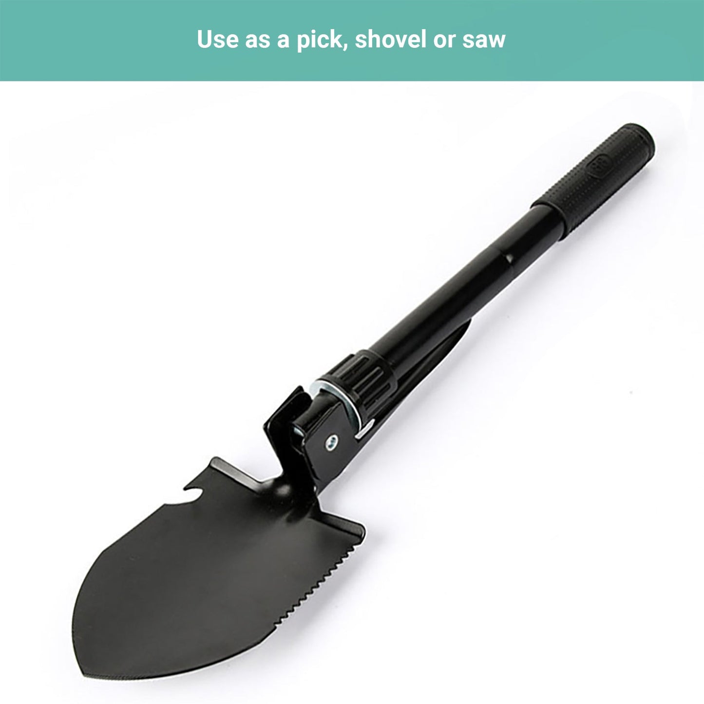 Crocox Folding Shovel Military Portable Tool Garden Spade Outdoor Hiking Pouch