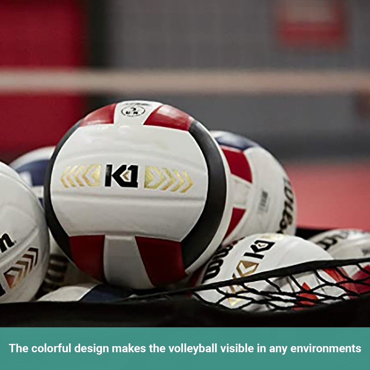 Crocox Microfiber Volleyball Size 5 Traning Soft Touch Indoor Outdoor Beach Play
