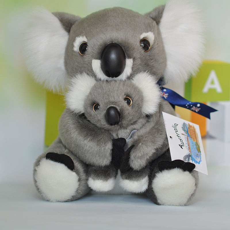 Koala With Baby Plush Stuffed Soft Toy Kids Gift Souvenir Australian Huggable AU