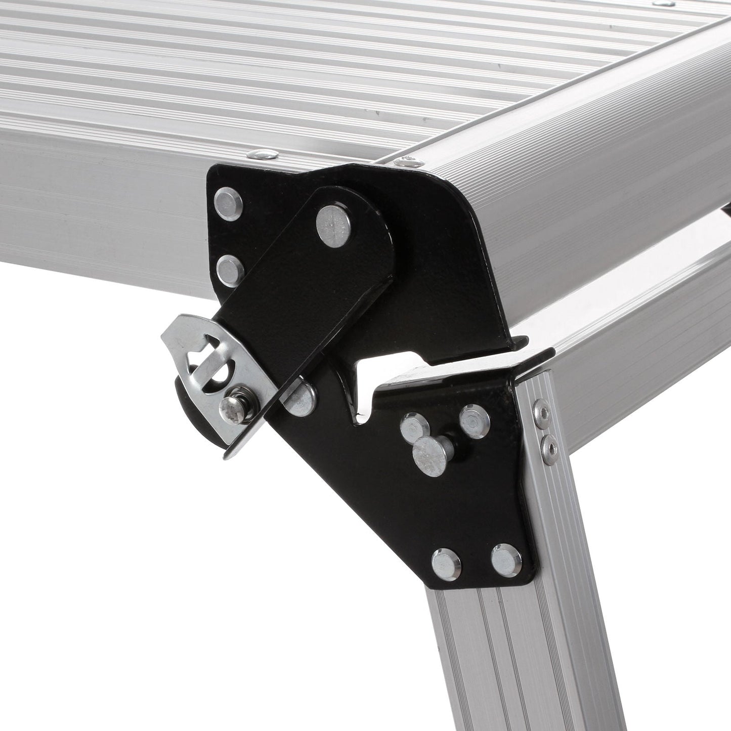 Ladder Work Platform Aluminium Bench Folding Elevated Step Metal Painting Car