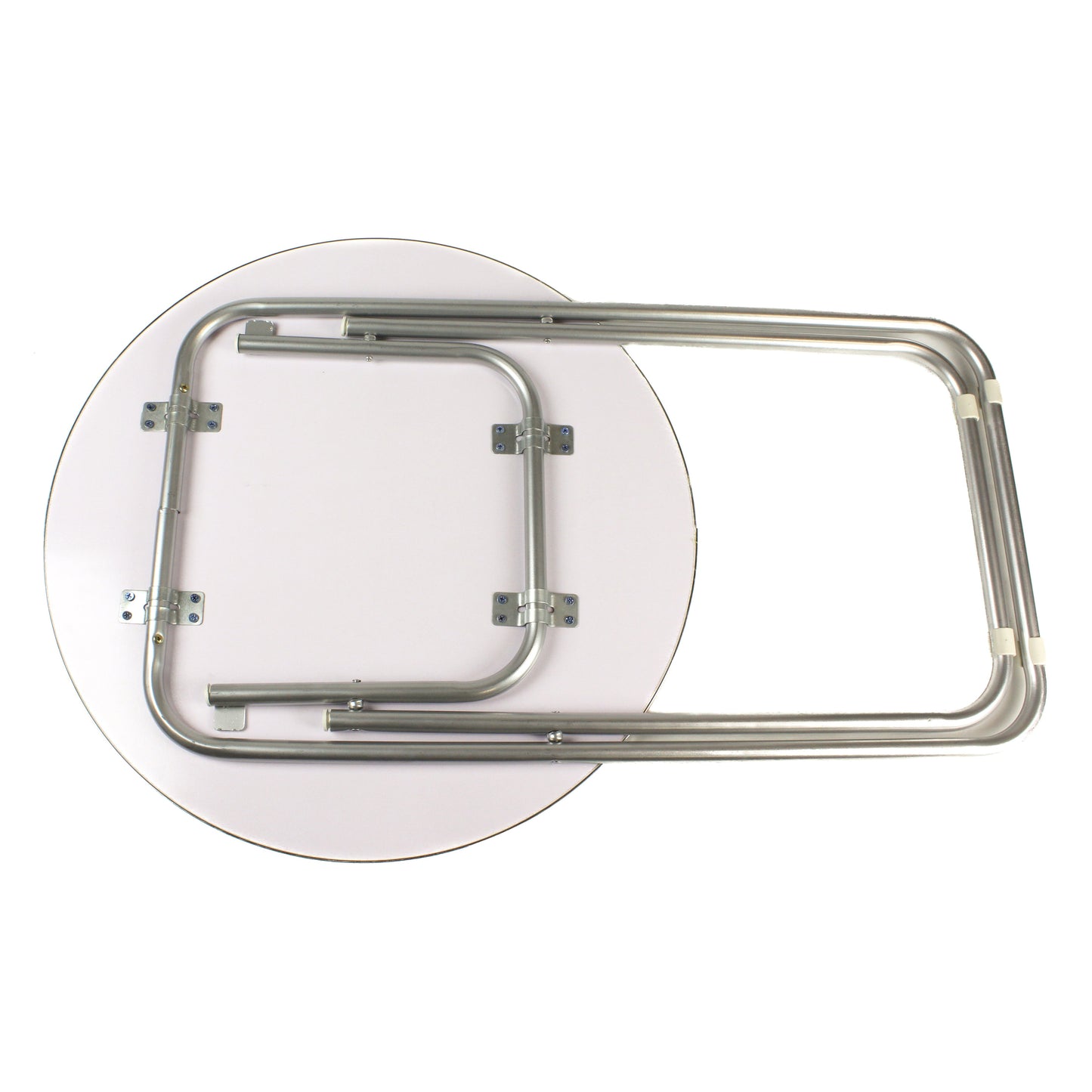 Round Folding Table Trestle Portable Foldable Camping Picnic Square Rectangular