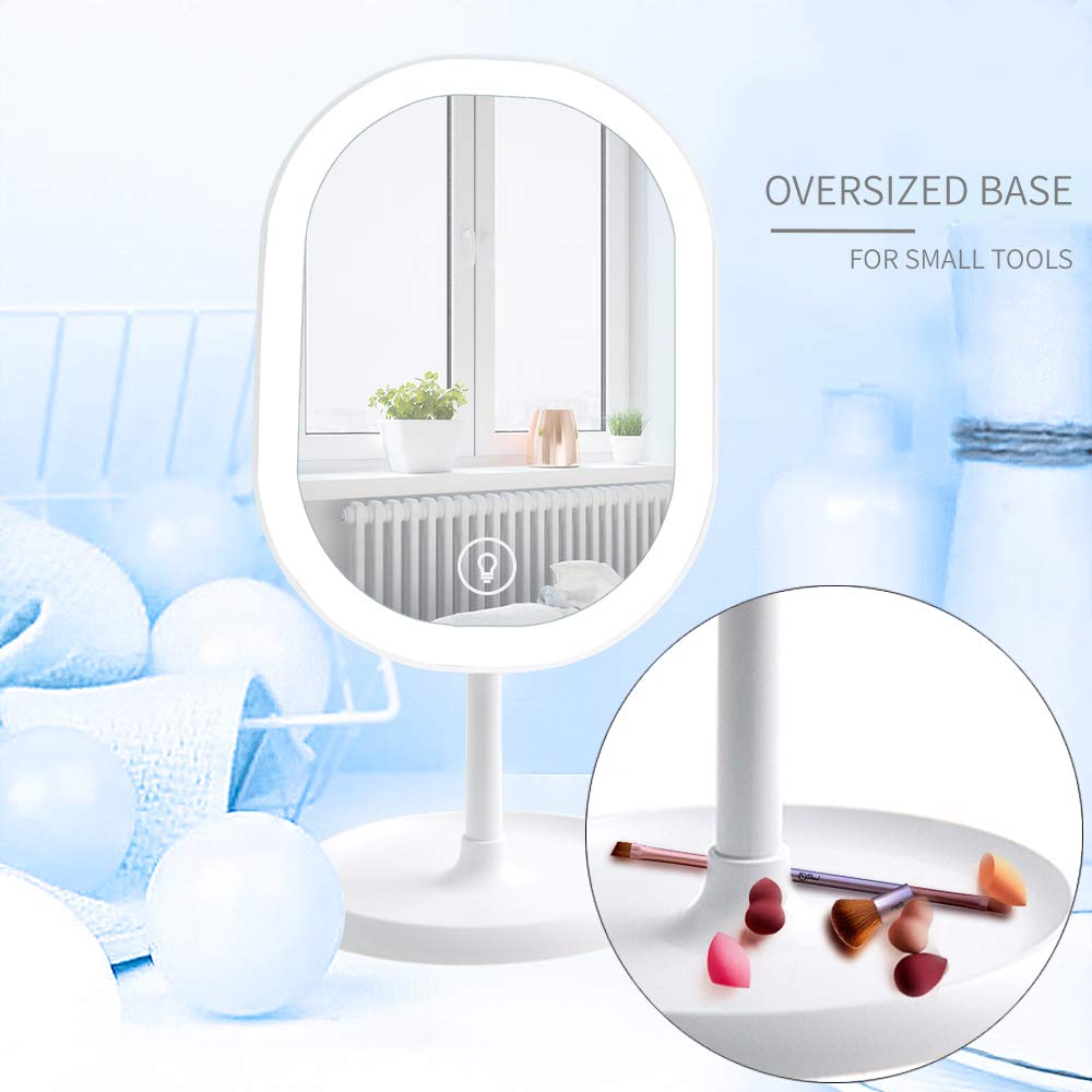 Kartech LED Makeup Mirror With Light Vanity Cosmetic Flexible Small Illuminated