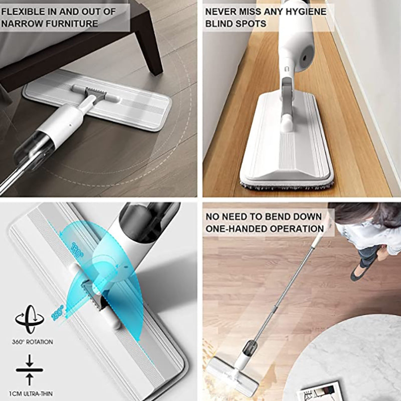 Spray Mop Microfibre Water Flat Mops Floor Kitchen Bath Microfiber Cleaner Metal