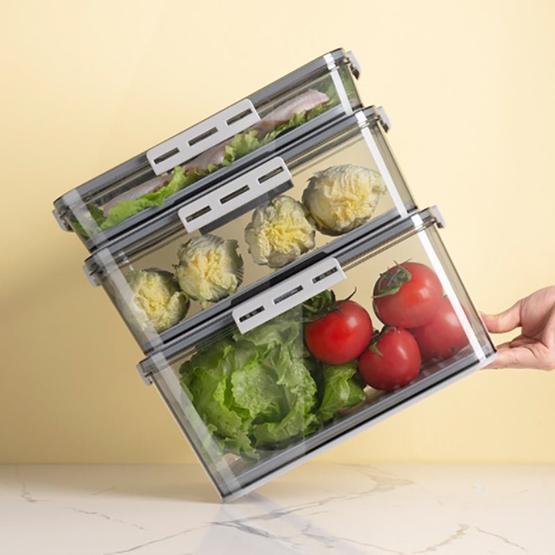 Lecluse Refrigerator Storage Box Egg Carton Refrigerator Food Storage Container