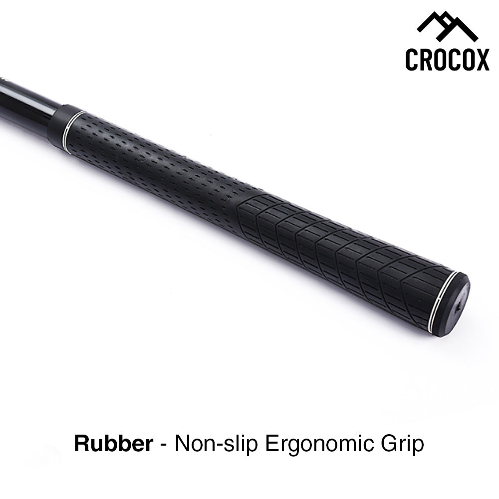 Crocox Fishing Net Telescopic Landing Mesh Carbon Folding Dip Gill Pole Portable