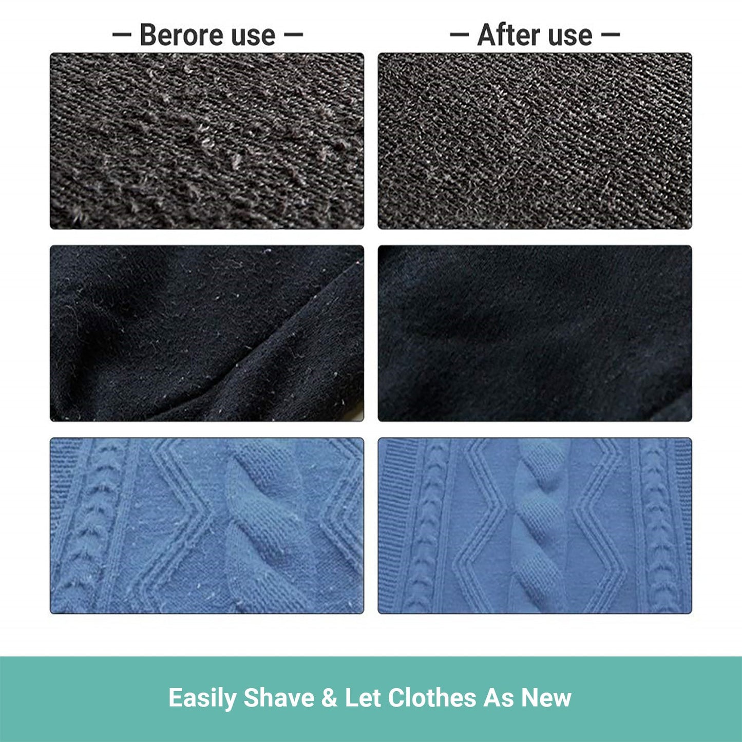 Wasel Electric Clothes Lint Shaver Rechargeable Portable Fabric Remover USB