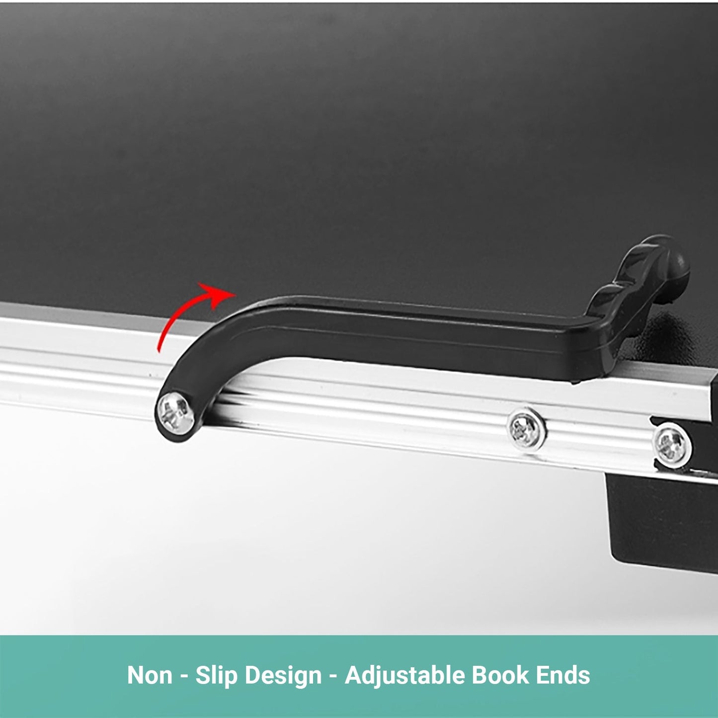 Lineguard Book Stand Adjustable Document Holder Foldable Reading Desk Study Work