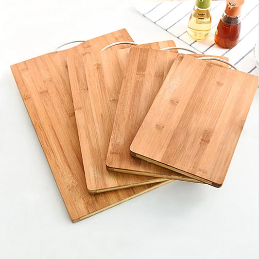 Bamboo Chopping Board Cutting Large Butchers Block Kitchen Chop Meat BPA Free