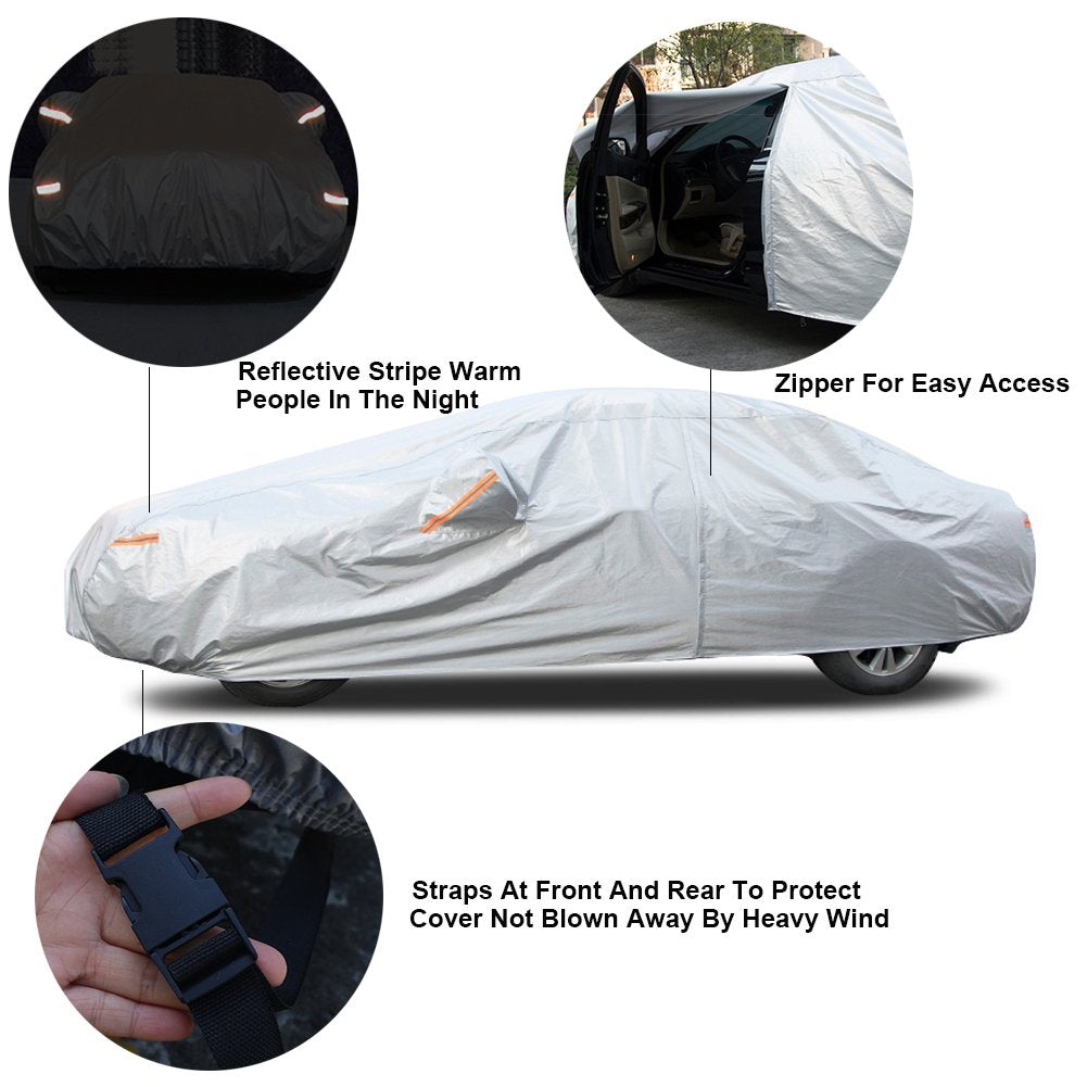 Aluminium Car Cover Ute SUV Lightweight Waterproof Large Dust Hail Universal L