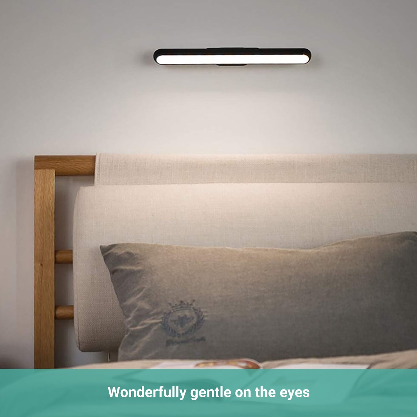 Lecluse LED Desk Lamp USB Rechargeable Learning Light Eye Protection Cabinet