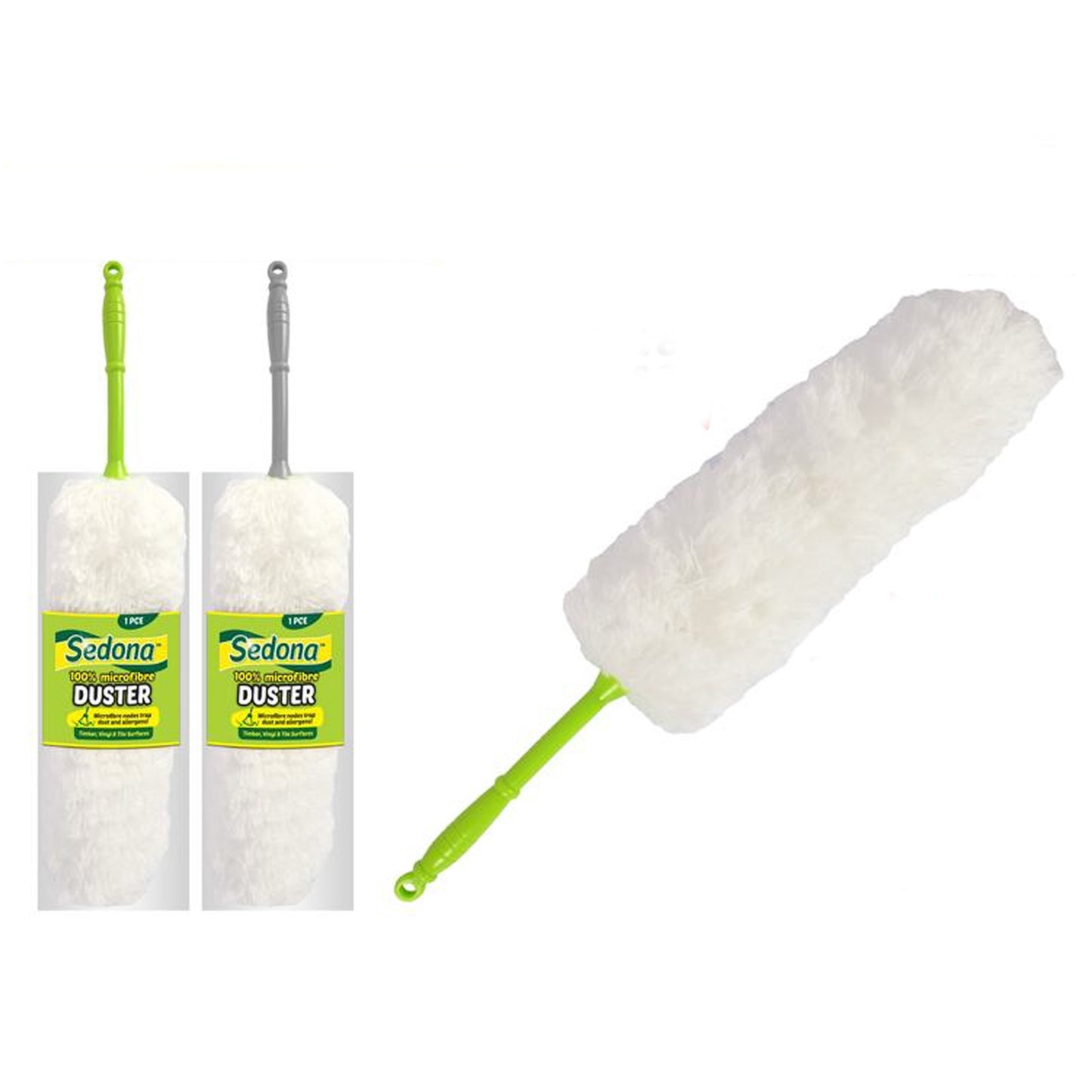 Microfibre Chenille Duster 100% Microfiber Blinds Extendable Washable Removable