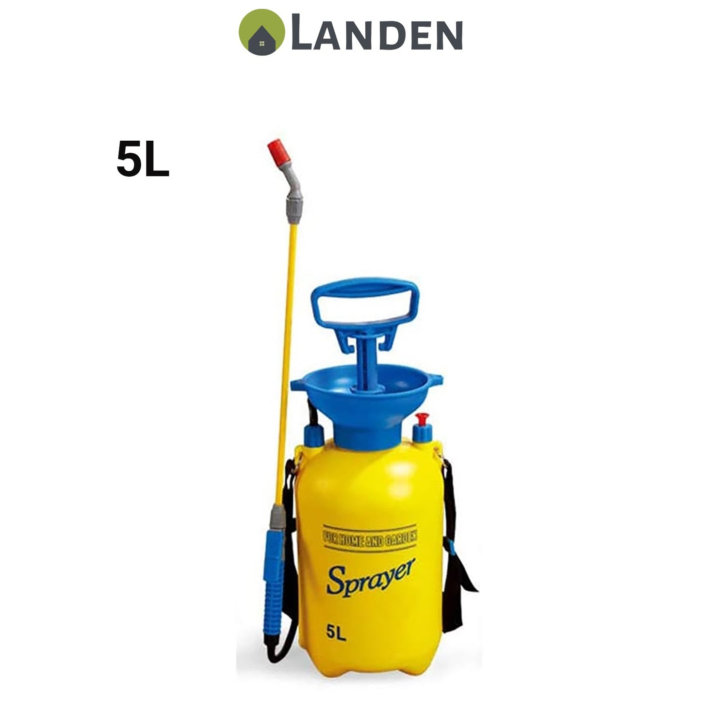 Landen High Pressure Sprayer Garden Water Chemical Pump Bottle Portable 3/5/8L