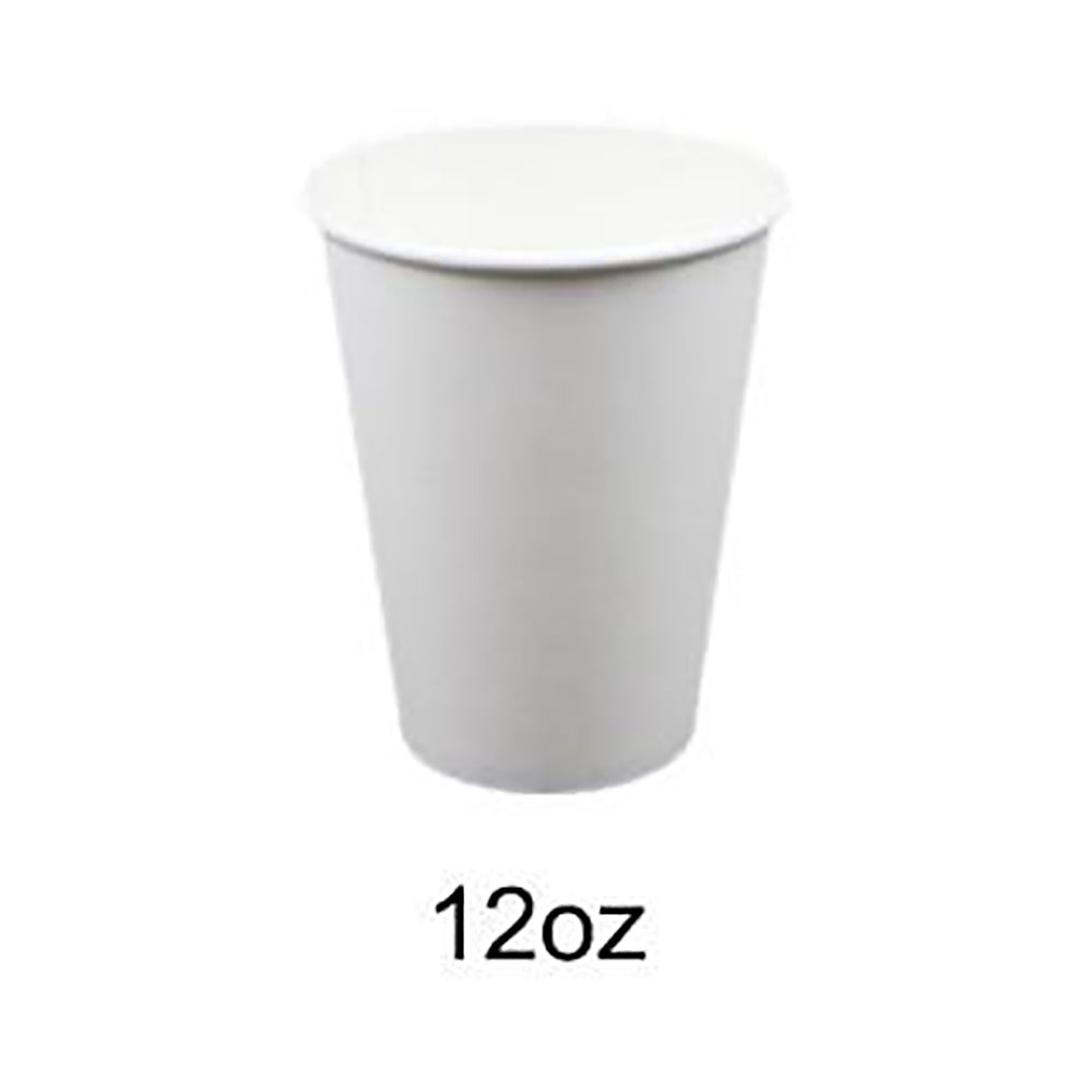 Disposable Paper Cups Coffee Takeaway 8 12 16oz Single Wall Drink Tea Water Bulk - Simply Homeware