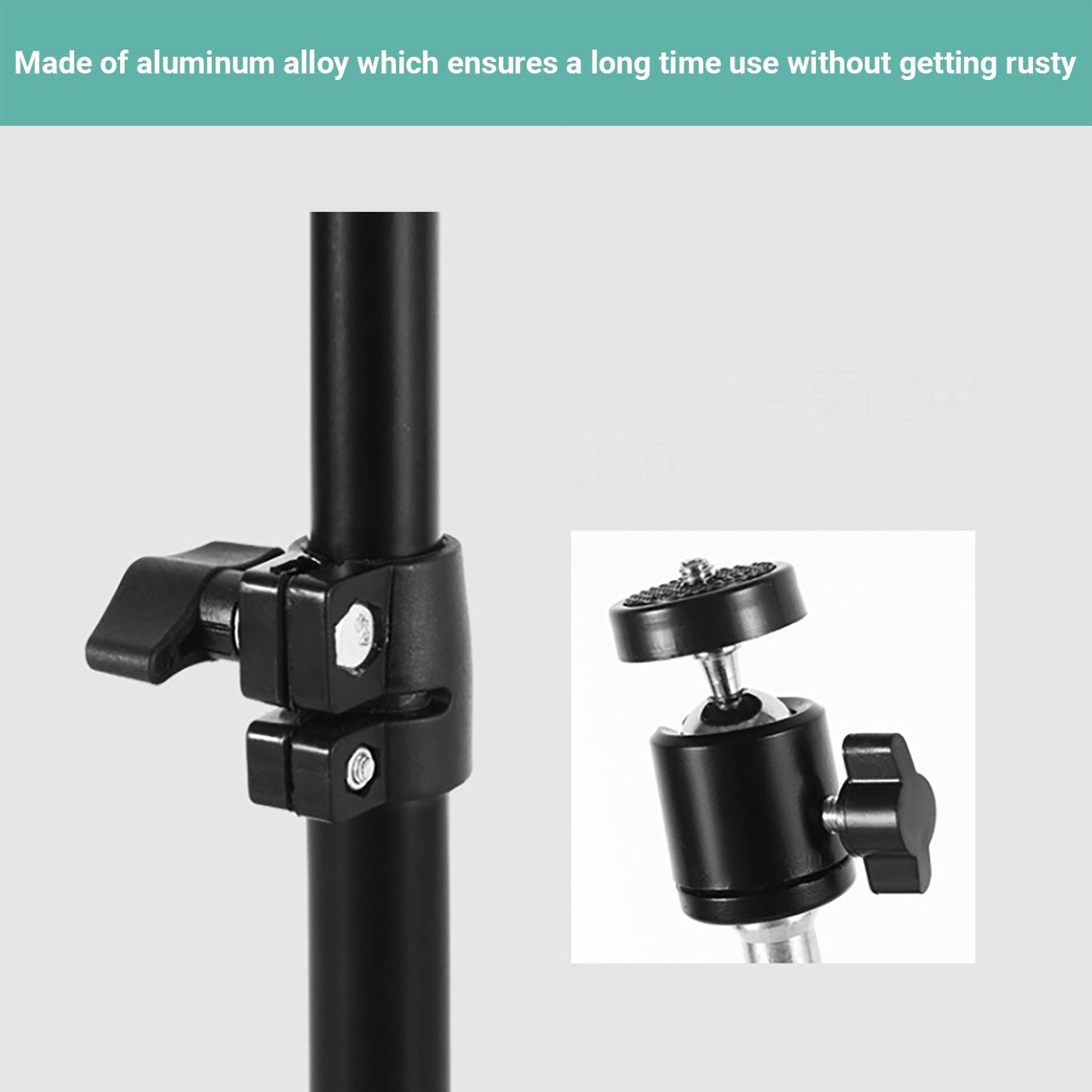 Kartech LED Ring Light Stand Lamp Diffuser Selfie Makeup Live Tripod 7"/10"