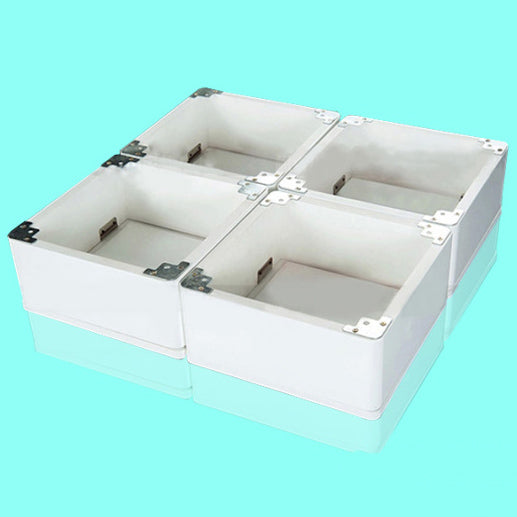 Square Wall Storage Shelf Unit Rack Door Shelves Floating Bookshelf White Home